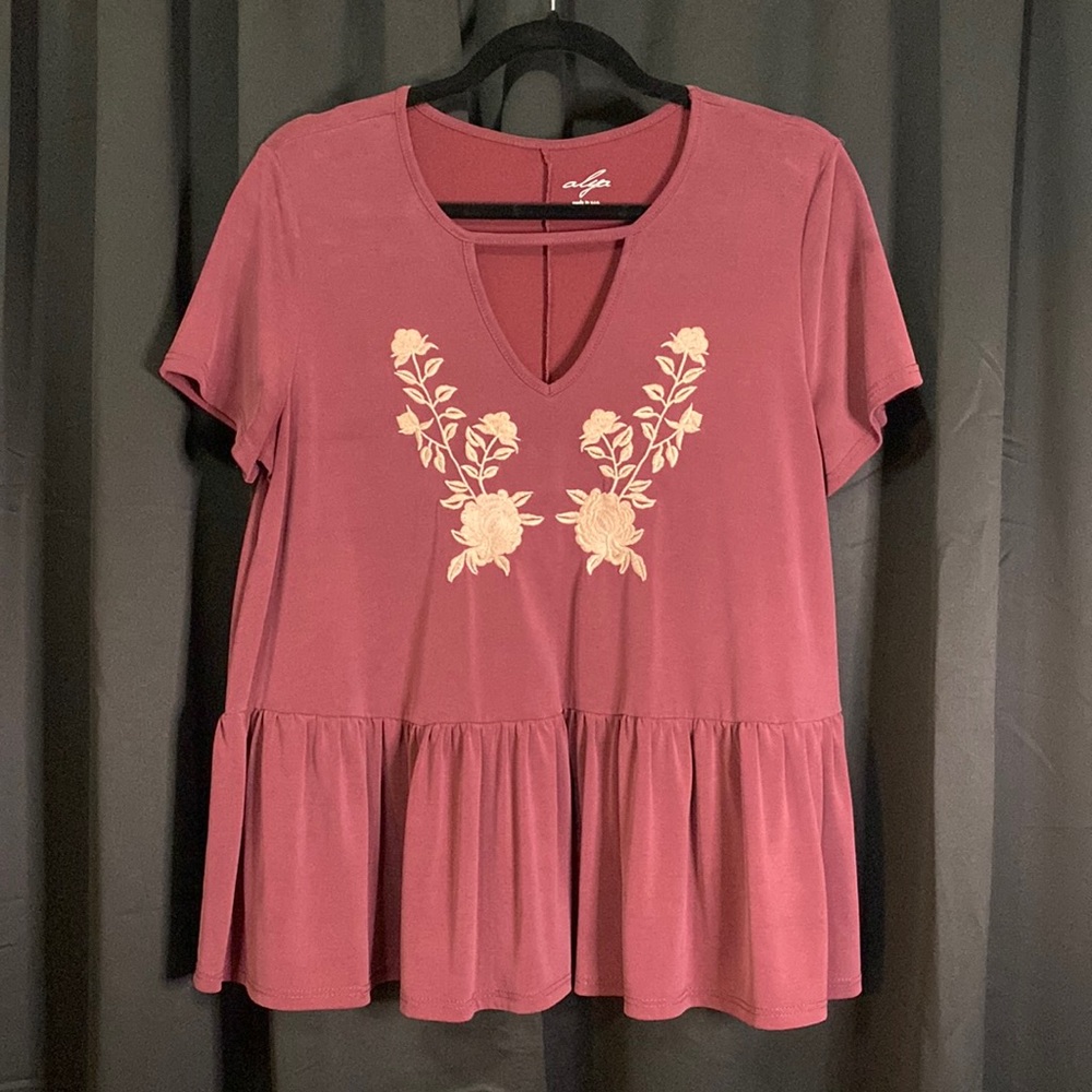 Francesca’s Collection Peplum Top